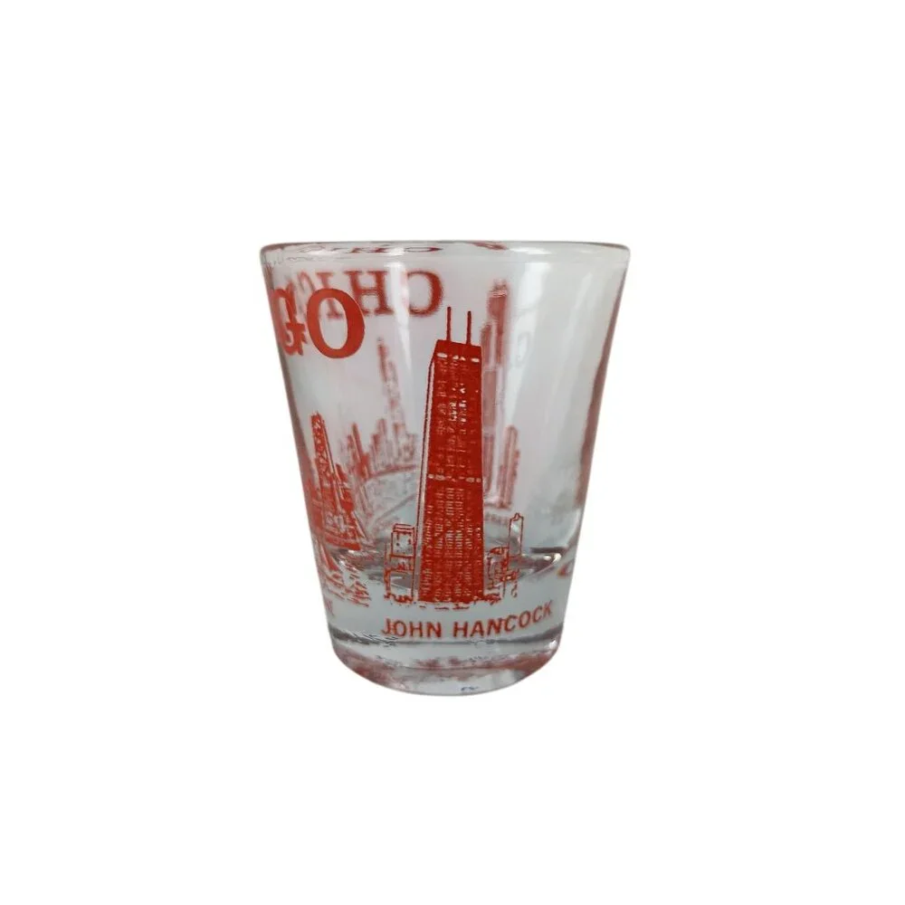 Chicago Skyline Sears Tower Shot Glass  2-1/4